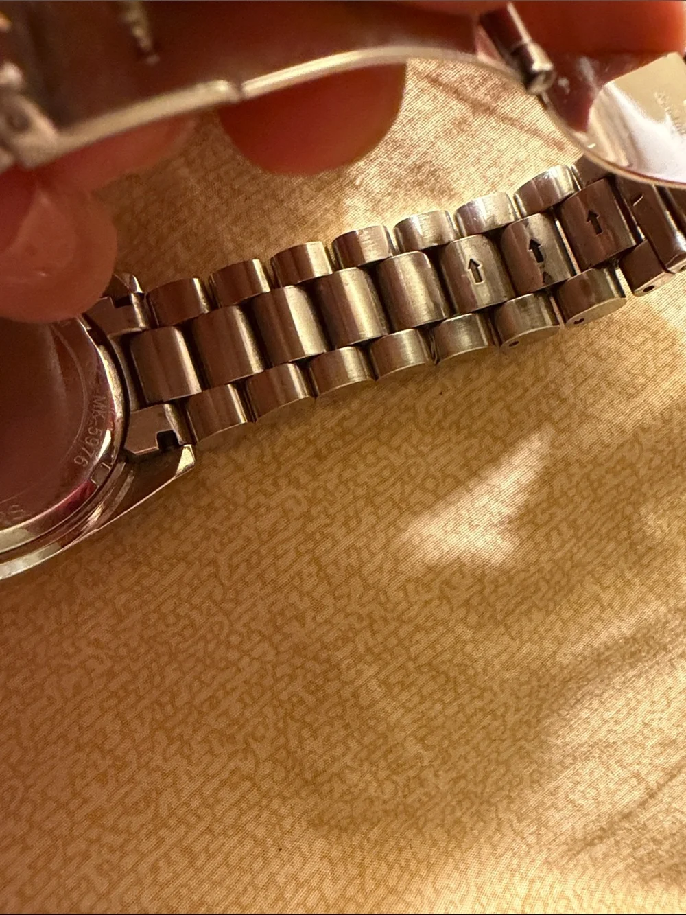 Michael Kors Men's Two-Tone Gold and Black Chronograph Watch